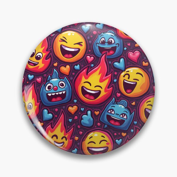 Item preview, A chaotic collage of expressive emojis designed and sold by BDLdesigns.