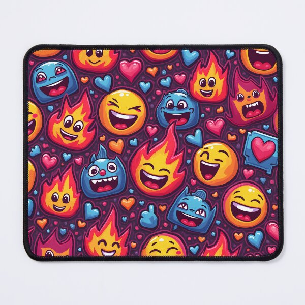 Item preview, A chaotic collage of expressive emojis designed and sold by BDLdesigns.