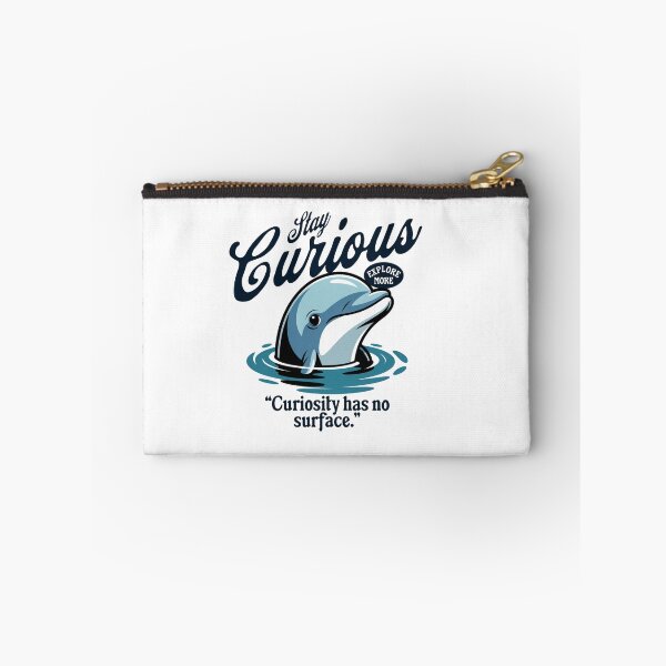 Item preview, Stay Curious Dolphin Quote Shirt – Motivational Ocean Adventure Design designed and sold by kofhearts.