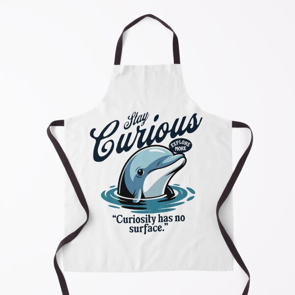 Item preview, Stay Curious Dolphin Quote Shirt – Motivational Ocean Adventure Design designed and sold by kofhearts.