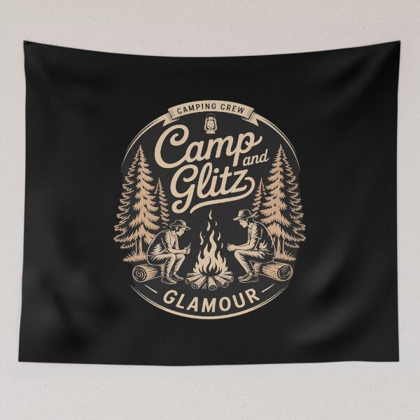 Item preview, Camp Glitz and Glamour Camping Crew designed and sold by JulienAureo.