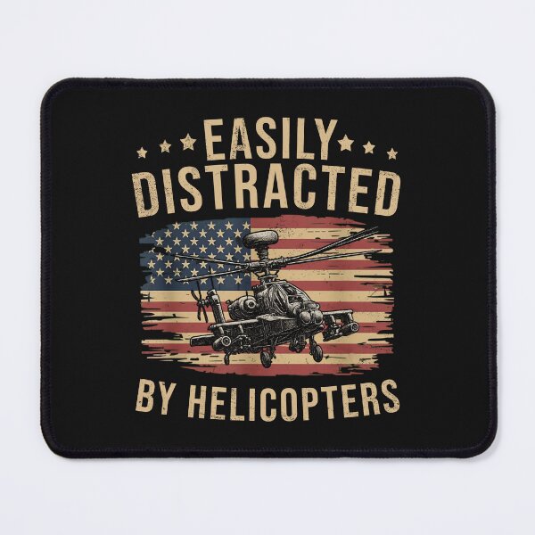 Item preview, Easily Distracted by Helicopters USA Shirt designed and sold by LashondaGreen89.