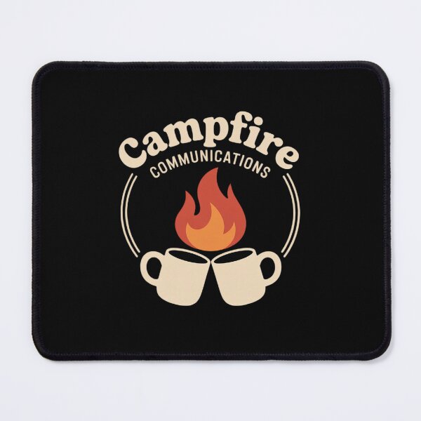 Item preview, Campfire Communications Camping Crew Graphic Print designed and sold by JulienAureo.