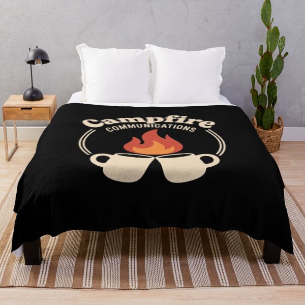 Item preview, Campfire Communications Camping Crew Graphic Print designed and sold by JulienAureo.
