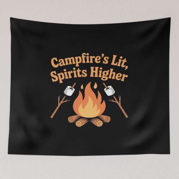 Item preview, Campfire’s Lit Spirits Higher Camping Adventure designed and sold by JulienAureo.