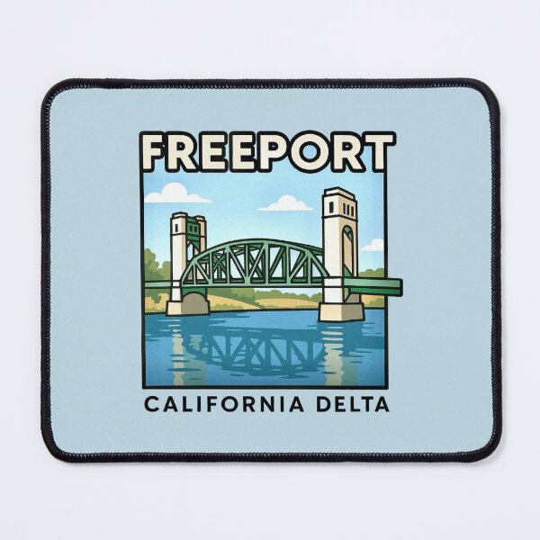 Item preview, Freeport Bridge / California Delta designed and sold by Myra365Art.