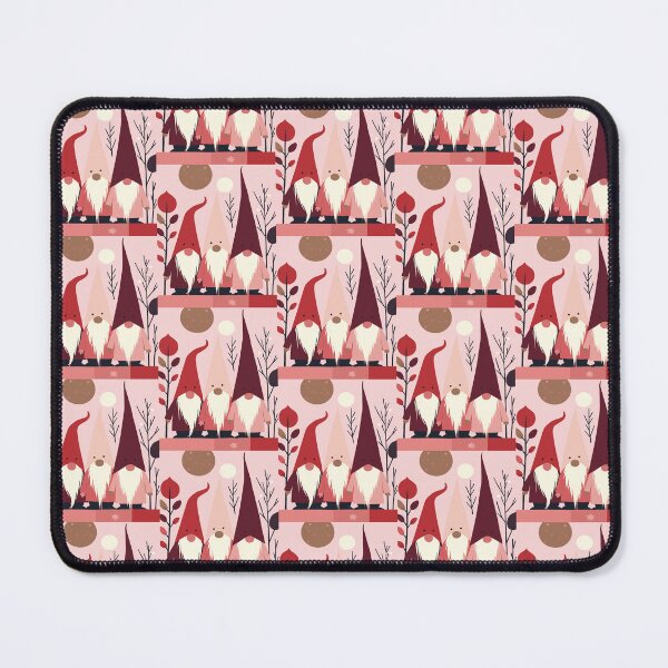 Item preview, Nordic Christmas Gnomes Mid-Century Modern Kitschmas Cut Out designed and sold by taiche.