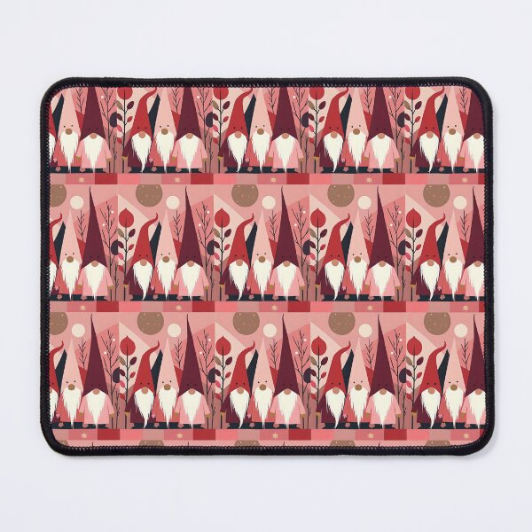 Item preview, Nordic Christmas Gnomes Mid-Century Modern Kitschmas designed and sold by taiche.