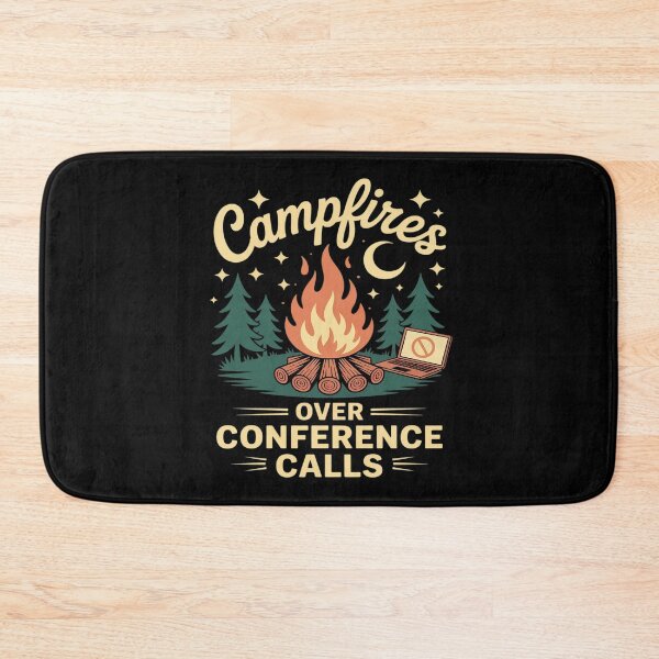 Item preview, Camping Campfires Over Conference Calls Life Outdoor Nature designed and sold by JulienAureo.