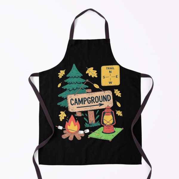 Item preview, Camping Campground Campfire Camper Outdoors Nature Campsite designed and sold by JulienAureo.