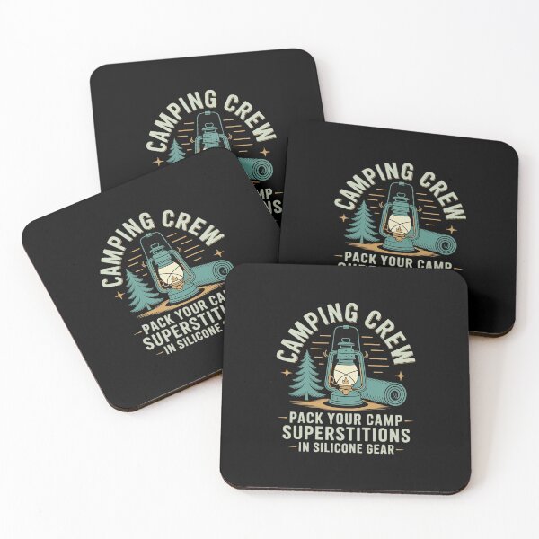 Item preview, Camping Crew Silicone Gear Graphic Pine Lantern designed and sold by JulienAureo.