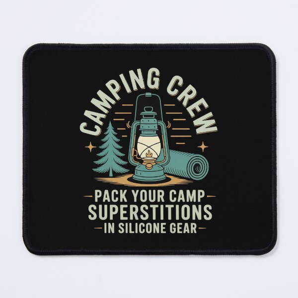 Item preview, Camping Crew Silicone Gear Graphic Pine Lantern designed and sold by JulienAureo.