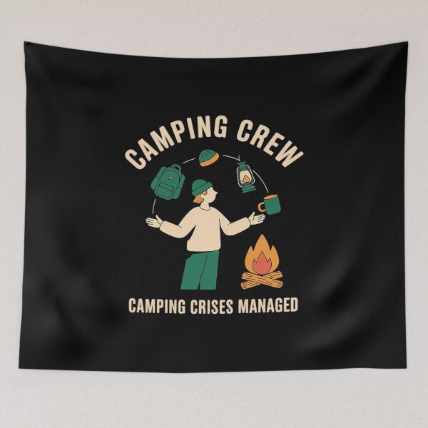 Item preview, Camping Crises Managed Juggling Gear Campfire designed and sold by JulienAureo.