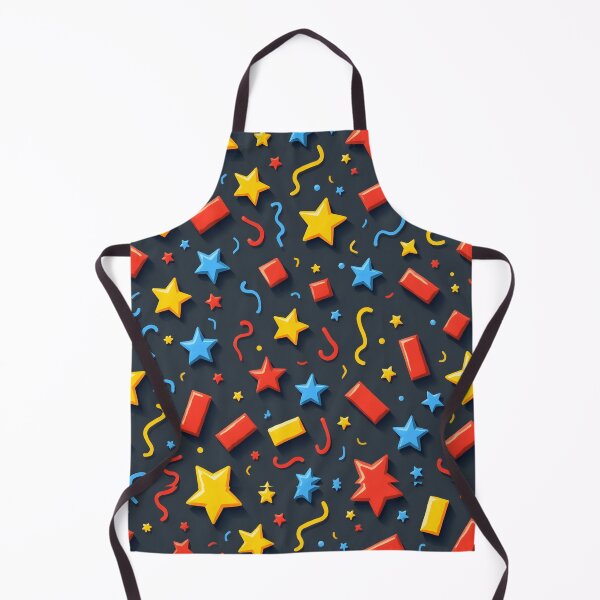 Item preview, Confetti shapes in primary red, yellow, and blue, designed and sold by BDLdesigns.