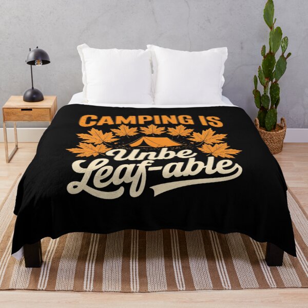 Item preview, Camping is Unbe-Leaf-Able Camping Crew Autumn Leaf Tent designed and sold by tabdejinti.