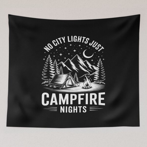 Item preview, Camping Life No City Lights Just Campfire Nights Camp Camper designed and sold by tabdejinti.