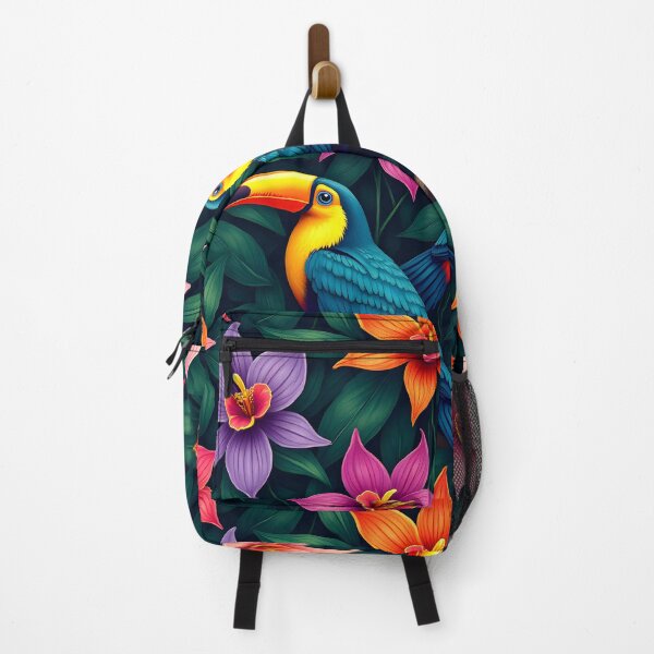 Item preview, Toucans with a spectrum of blues, greens, and oranges designed and sold by BDLdesigns.
