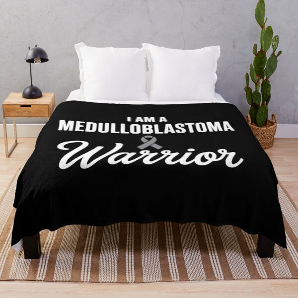 Item preview, A Warrior Medulloblastoma Brain Tumor Awareness designed and sold by PunkNation-Arts.