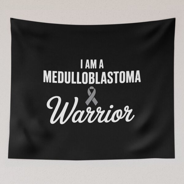 Item preview, A Warrior Medulloblastoma Brain Tumor Awareness designed and sold by PunkNation-Arts.