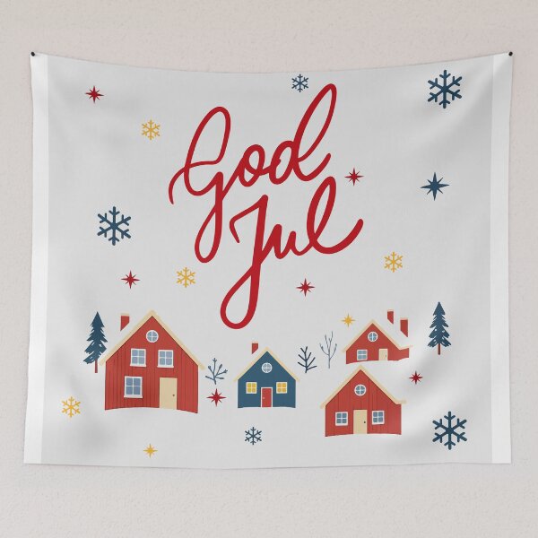 Item preview, Nordic Houses – Cozy Winter Village Design designed and sold by LitaBarc.