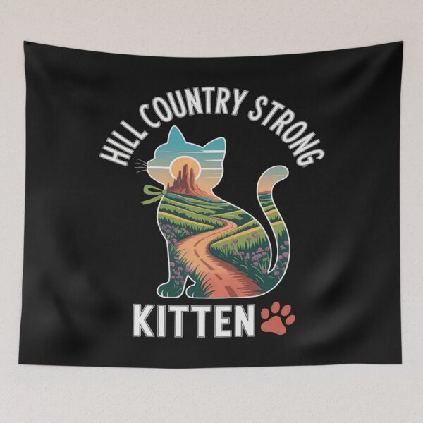 Item preview, Hill Country Strong Kittie Kittie designed and sold by JenniferRudol.