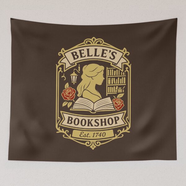 Item preview, Belle's Bookshop designed and sold by Coconautica.