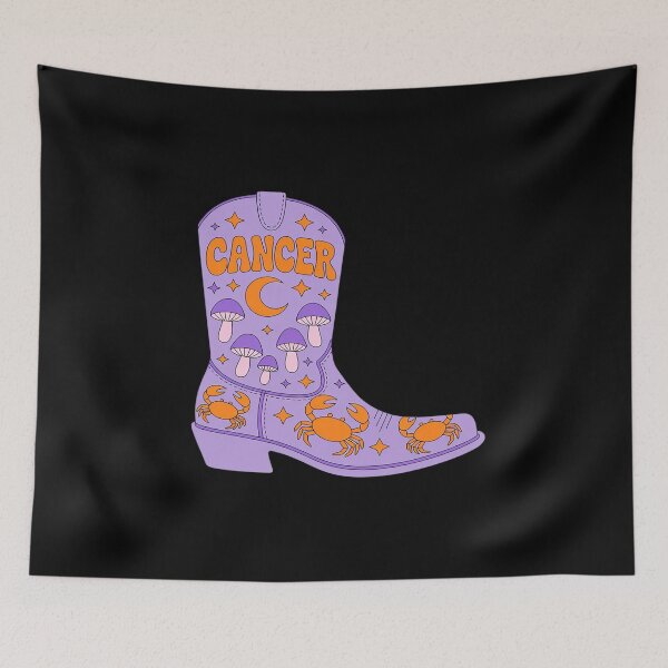 Item preview, Cancer Boot Moon Pastel Western Zodiac designed and sold by tabdejinti.