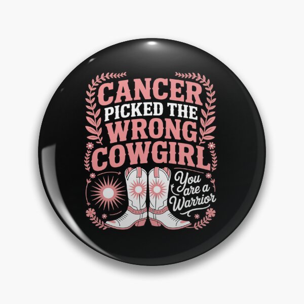 Item preview, Cancer Picked The Wrong Cowgirl You are a Warrior Women designed and sold by tabdejinti.