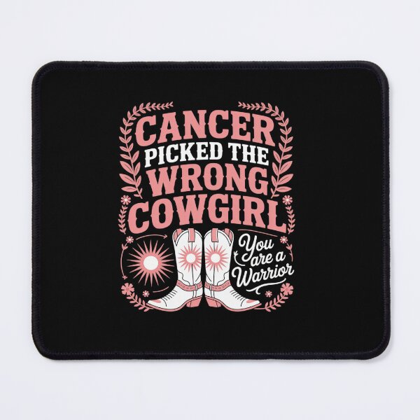 Item preview, Cancer Picked The Wrong Cowgirl You are a Warrior Women designed and sold by tabdejinti.