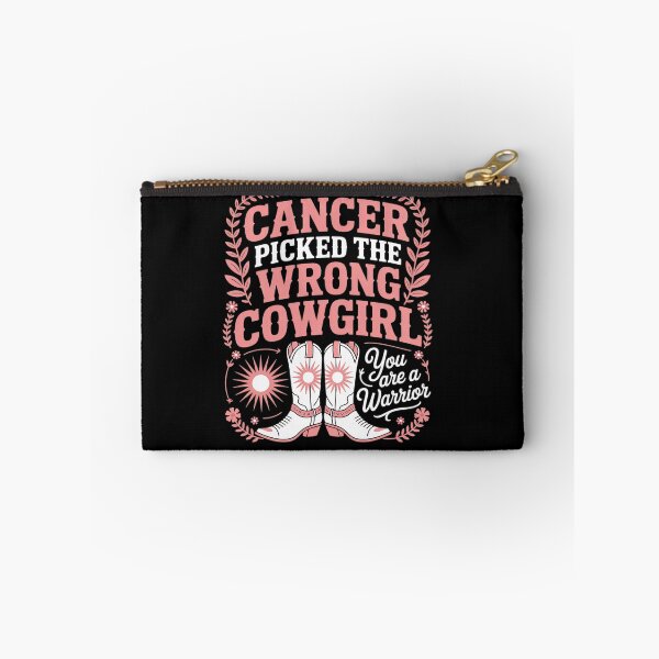 Item preview, Cancer Picked The Wrong Cowgirl You are a Warrior Women designed and sold by tabdejinti.