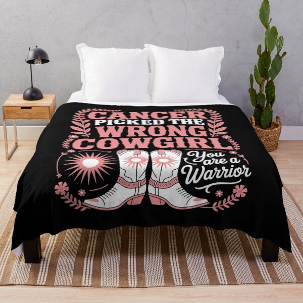 Item preview, Cancer Picked The Wrong Cowgirl You are a Warrior Women designed and sold by tabdejinti.