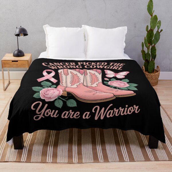 Item preview, Cancer Picked The Wrong Cowgirl You are A Warrior designed and sold by tabdejinti.