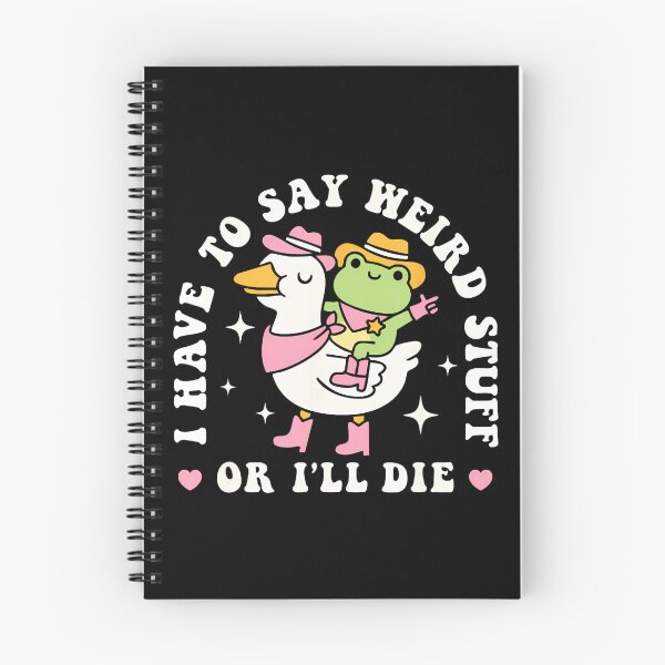 Item preview, Funny Frog Humor I Have To Say Weird Stuff Or I Will Die designed and sold by JuliusaMenzelo.