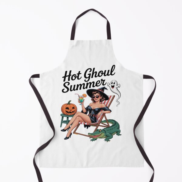 Item preview, Hot Ghoul Summer Spooky Boo Beach Halloween Summerween designed and sold by JenniferRudol.