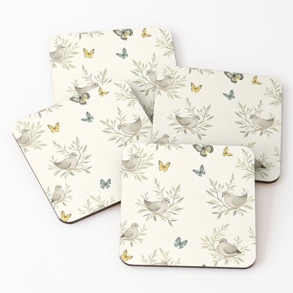 Item preview, Doves perched on or flying near olive branches designed and sold by BDLdesigns.