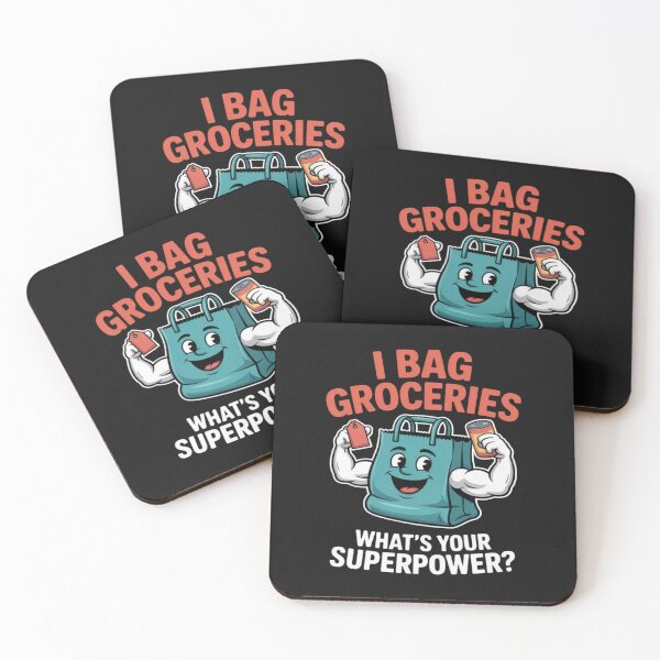 Item preview, I Bag Groceries Whats Your Superpower Funny Grocery designed and sold by StacyAntunez6.
