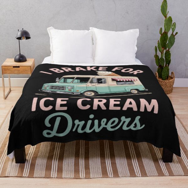 Item preview, I Brake For Ice Cream Cartoon Truck Driver designed and sold by StacyAntunez6.