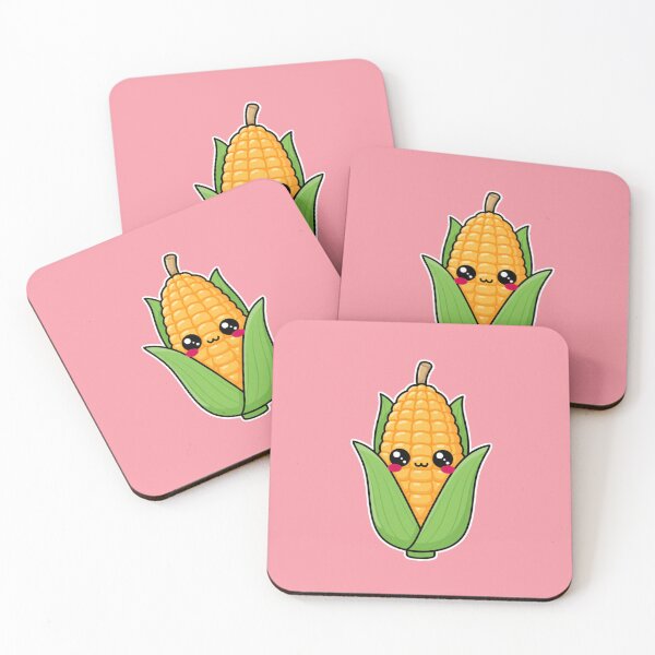 Item preview, Corny Friend – Happy Kawaii Corn Illustration designed and sold by OOStudio.