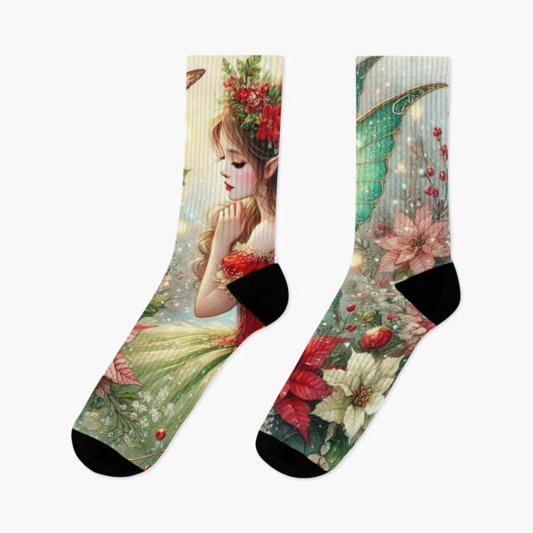 Item preview, Seraphina, the Poinsettia Whisperer designed and sold by Oonward2021.