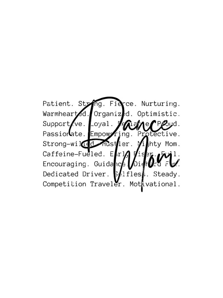 Thumbnail 4 of 4, iPhone Case, Dance Mom Words designed and sold by RoderickStout.
