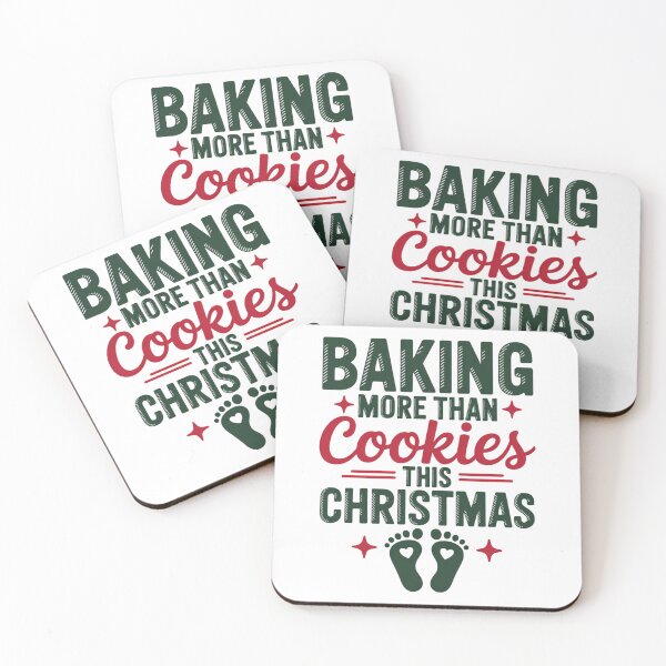 Item preview, Baking More Than Cookies Christmas Pregnancy designed and sold by PunkNation-Arts.