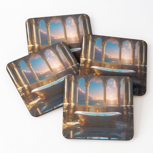 Item preview, Luxurious Bath at Sunset designed and sold by afrancisCL.