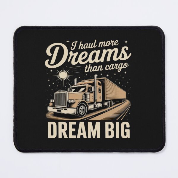 Item preview, I Haul More Dreams Than Cargo Brush Script designed and sold by StacyAntunez6.