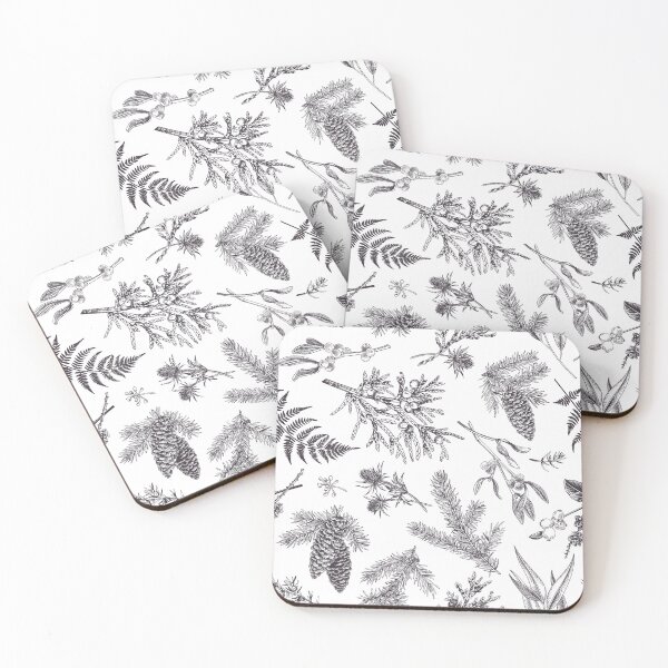 Item preview, Elegant Botanical Holiday Throw Pillow | Nature-Inspired Christmas Decor designed and sold by FestivityFinds.