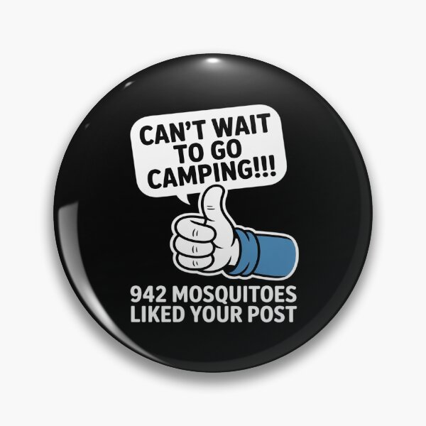 Item preview, Can't Wait Go Camping Mosquitoes Funny Camper designed and sold by ticlitule.