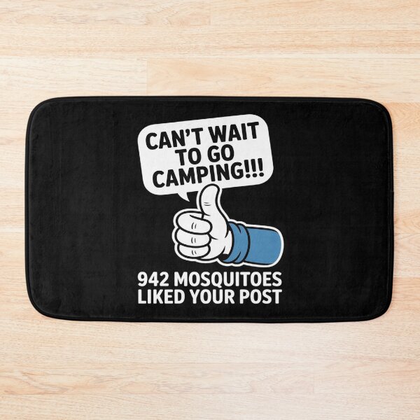 Item preview, Can't Wait Go Camping Mosquitoes Funny Camper designed and sold by ticlitule.