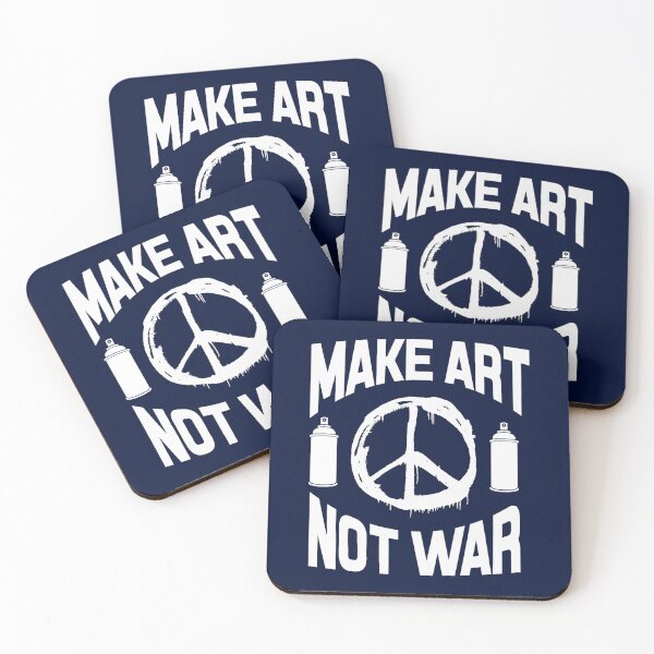Item preview, Make Art Not War - white Oversized  designed and sold by RaiAhalyas.