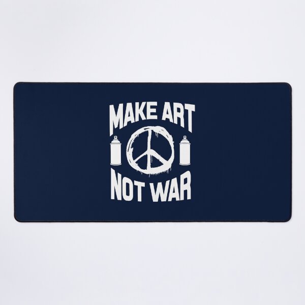 Item preview, Make Art Not War - white Oversized designed and sold by RaiAhalyas.