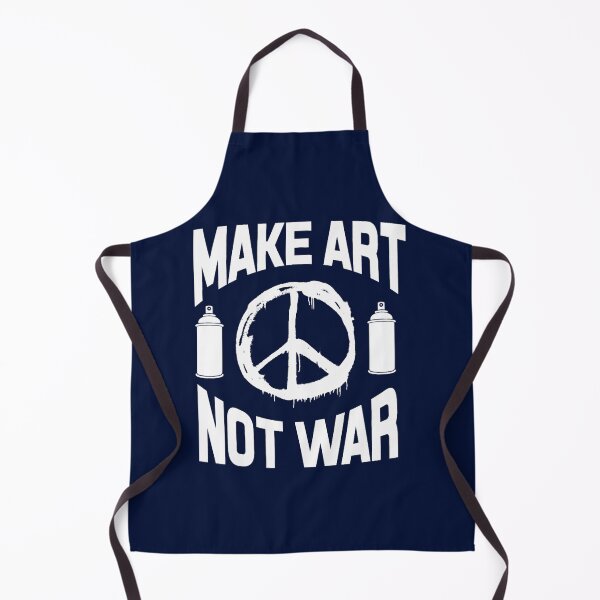 Item preview, Make Art Not War - white Oversized designed and sold by RaiAhalyas.
