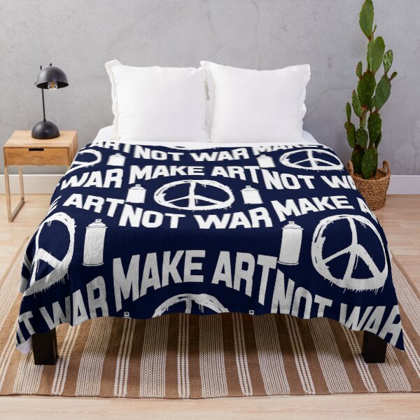 Item preview, Make Art Not War - white Oversized designed and sold by RaiAhalyas.